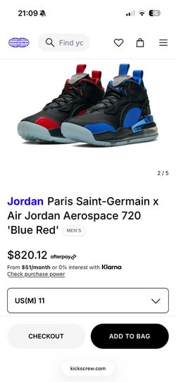 Air Jordan Aerospace 720 x Jordan Paris Saint-Germain