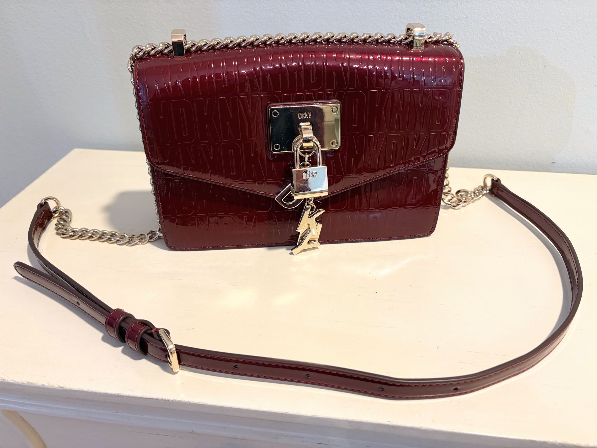 DKNY Burgundy purse