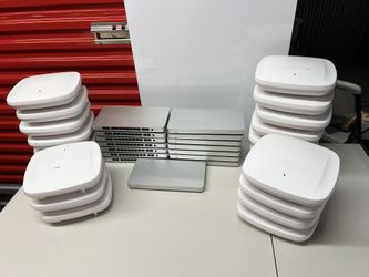 Cisco Lot – 20x Cisco CW9166I-B Wi-Fi 6E Access Points + 15x Meraki MX68 Security Appliance TESTED
