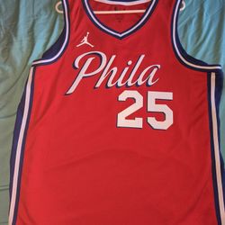 Ben Simmons Jordan Brand Philadelphia 76ers Jersey 