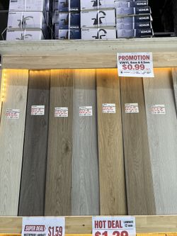 Vinyl Flooring 6mm & 6.5mm🔥