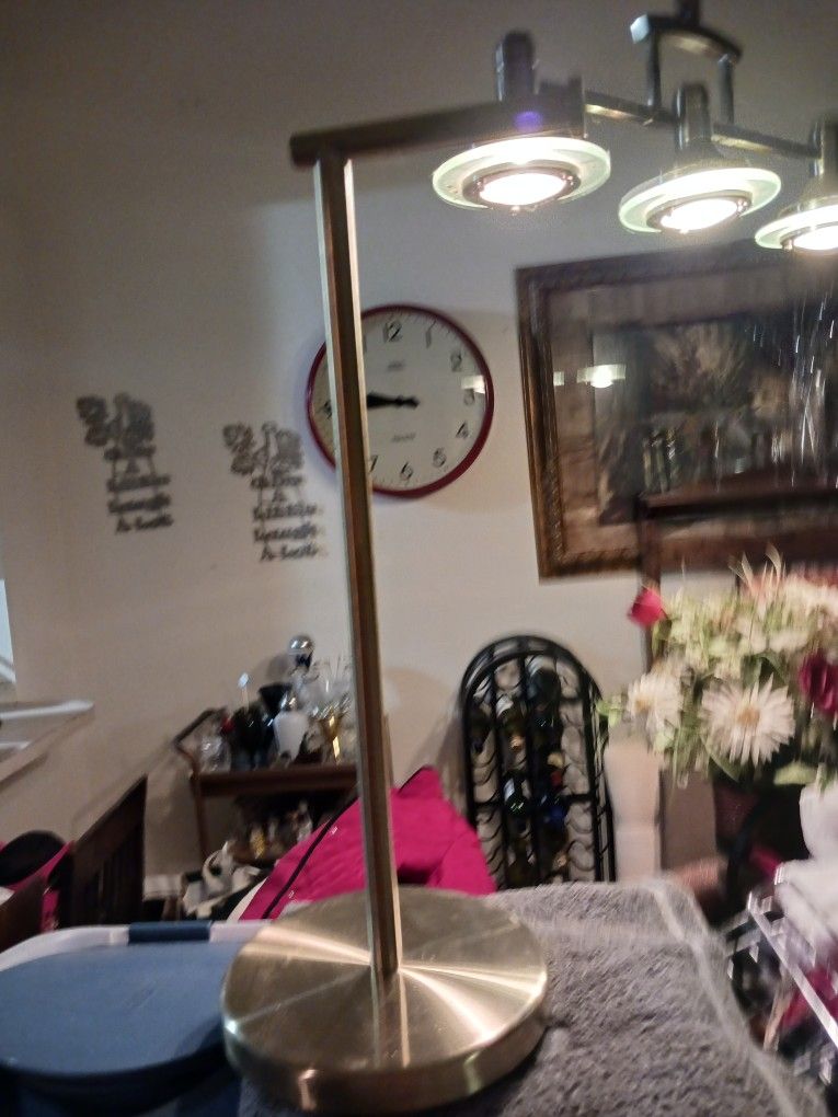 NEW GOLD TP HOLDER STAND 8 FINAL PRICE PAID 38 BED BATH