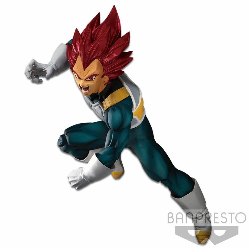 Japanese anime Dragon Ball Z Blood of Saiyans Special Ver. Vol. 7: Super Saiyan God Vegeta figure toy 5.9 inches