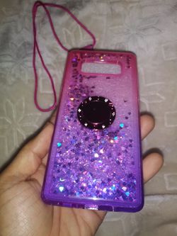 Samsung Note 8 glitter phone cover
