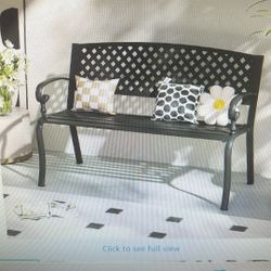 Garden Bench Metal 