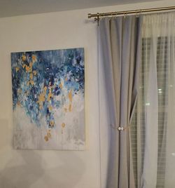 2 Large Abstract Canvas Wall Art