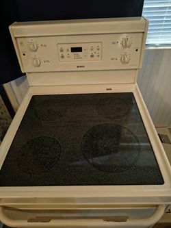 Kenmore glass top range