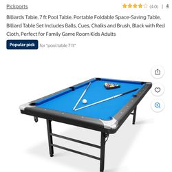 Portable Pool Table