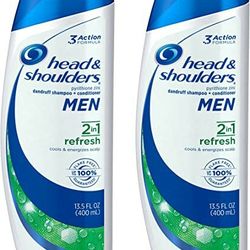 2pk Head & Shoulders 2in1 Shampoo + Conditioner