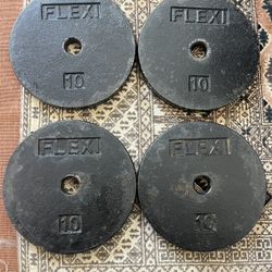 Set Of 1 Inch Weighted Plates