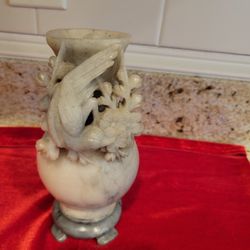 Old Carved Vase. Made In China