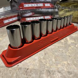 Snap On 12 Pt 3/8th Drive Sockets Brand New 
