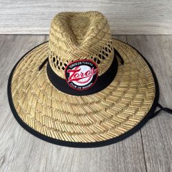 Team Logo Straw Hats$20