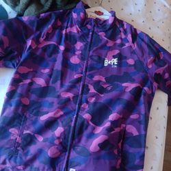 Purple Bape Camo Jacket