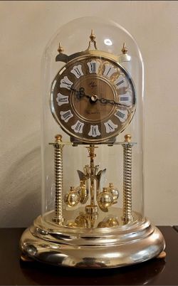 VINTAGE 1980S ELGIN QUARTZ ANNIVERSARY CLOCK 