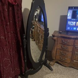 Black Vintage Mirror 