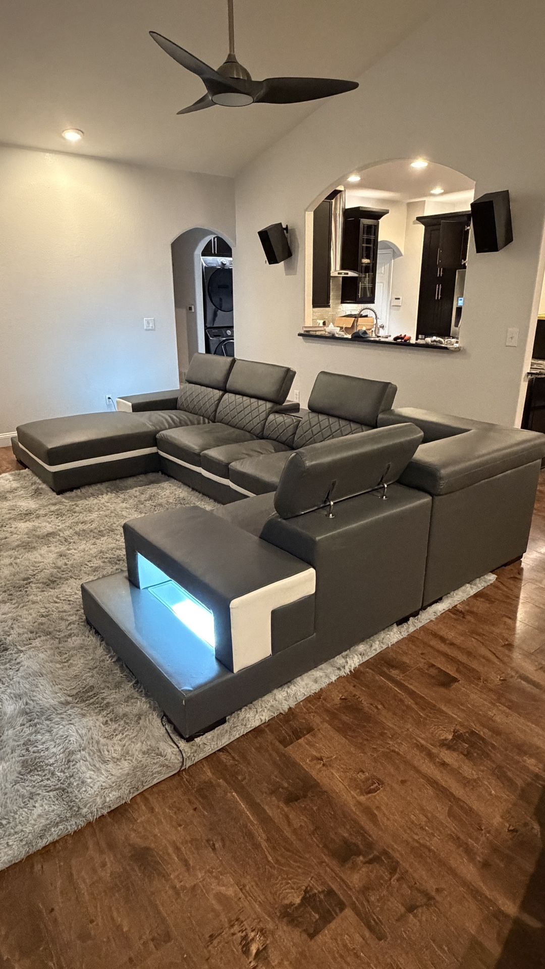 Modern Leather Couch