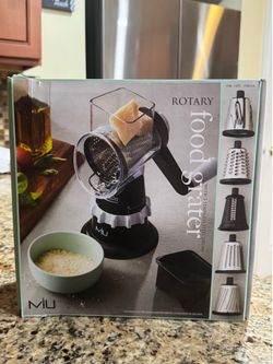 MIU Rotary Food Grater with 5 Stainless Steel Drums