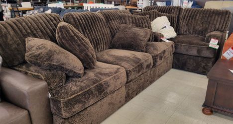Corduroy Sofa and Loveseat Set