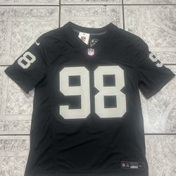 Men's Las Vegas Raiders Maxx Crosby Nike Black Vapor F.U.S.E. Limited Jersey