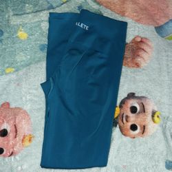 Alphalete Legging Color Aqua Size Small