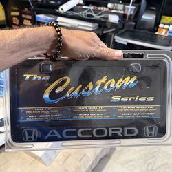 Brand new honda accord lic plate cost $30