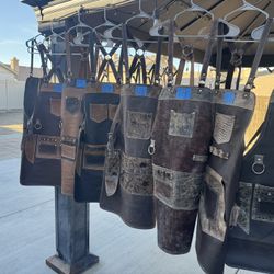 Authentic Leather Aprons Bibs from León Guanajuato 