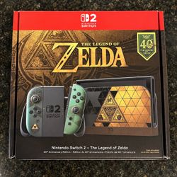 Nintendo Switch 2 - The Legend Of Zelda 40th Anniversary Collection