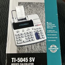 Texas Instruments TI-5045 SV Office Calculator 