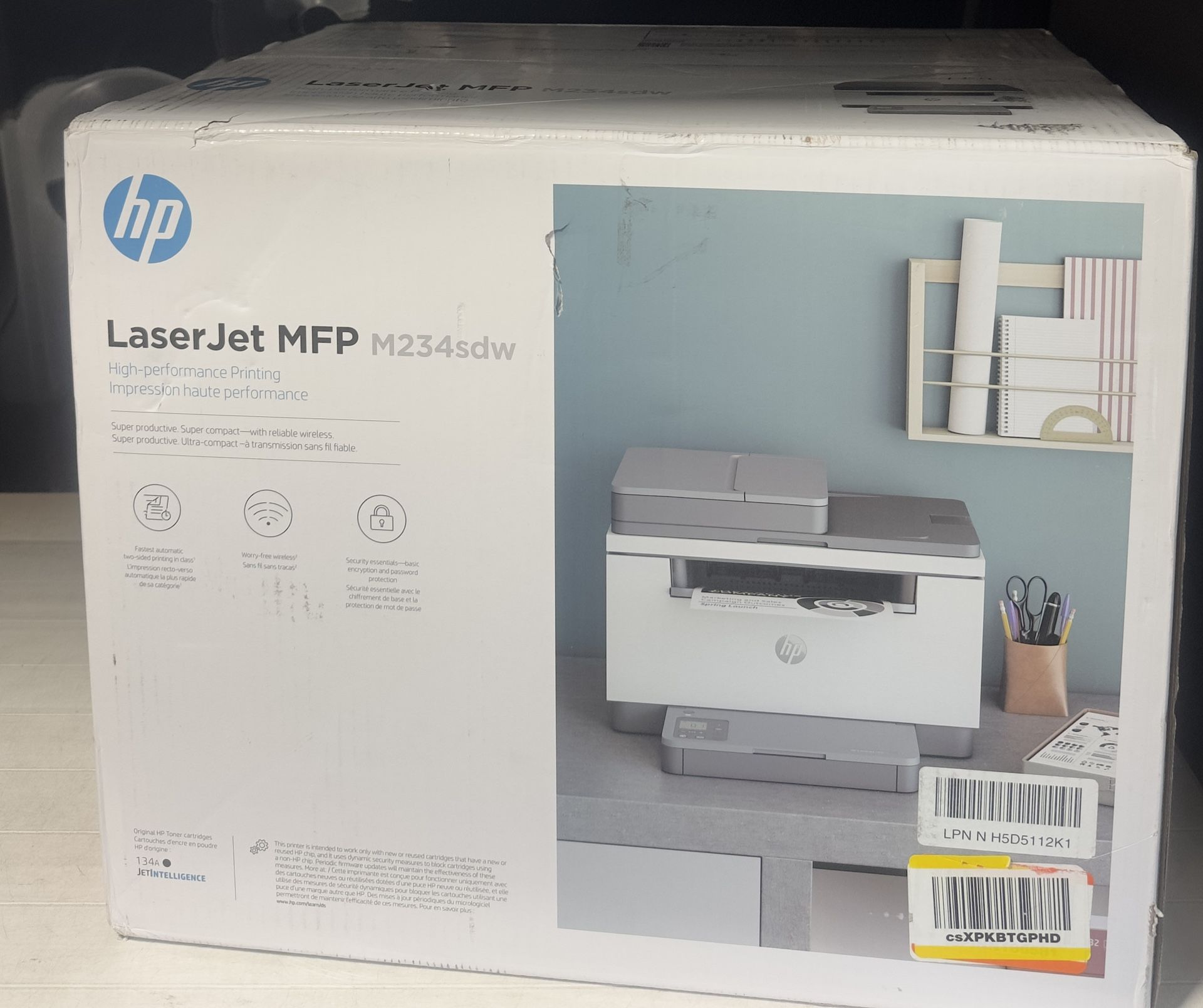 HP LaserJet MFP M234sdw – Brand New Sealed Printer