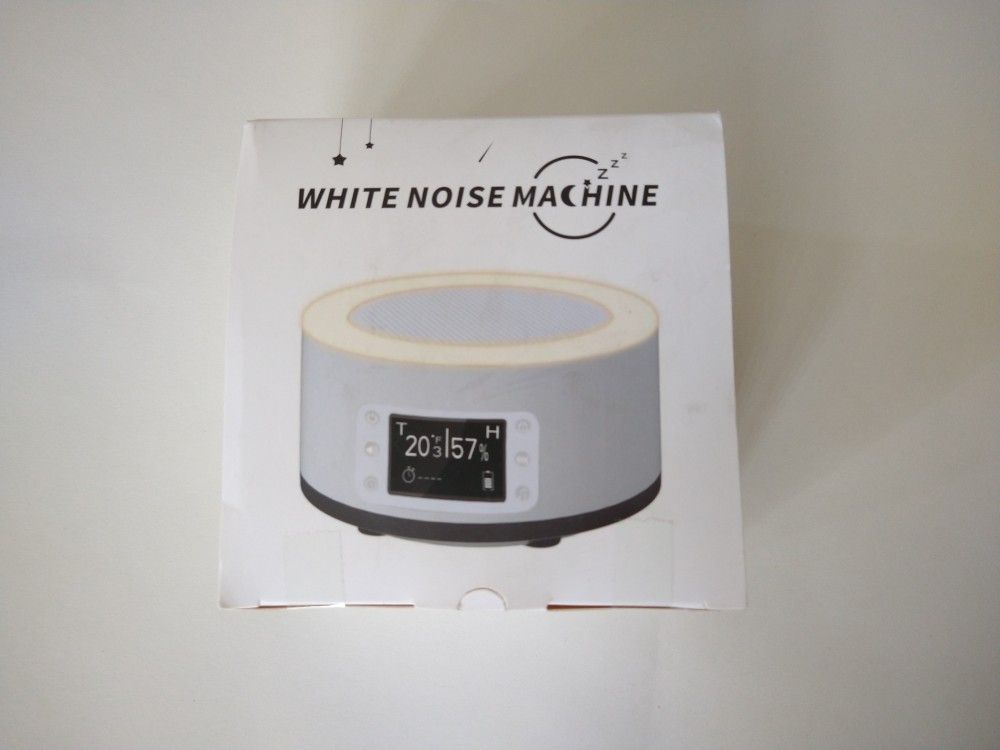 White Noise Sleep Sound Machine: Portable Sound Machine with 48 Soothing Sounds Timer and Night Light 