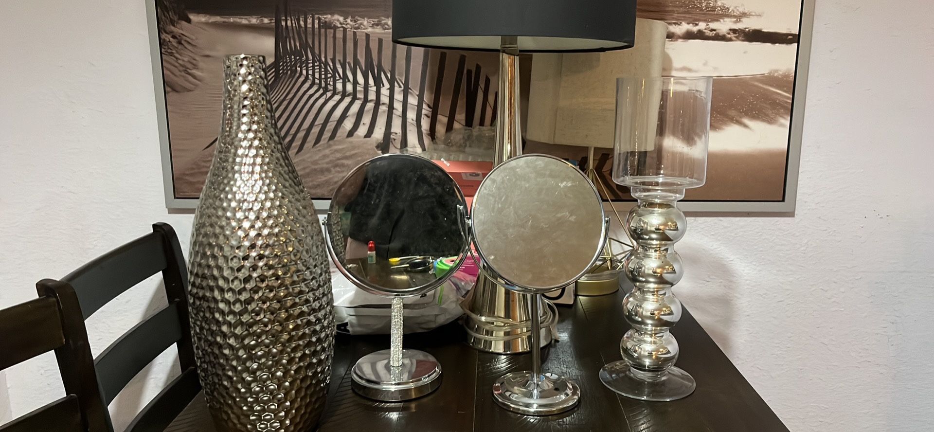 Candle Holder/mirrors/Vase 