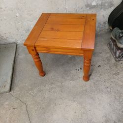 Wood End Table
