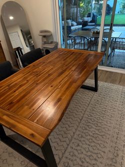 Dining table and 4 chairs