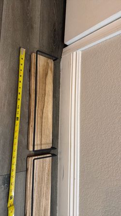 Set of two floating shelves