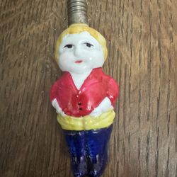Vintage boy lightbulb.