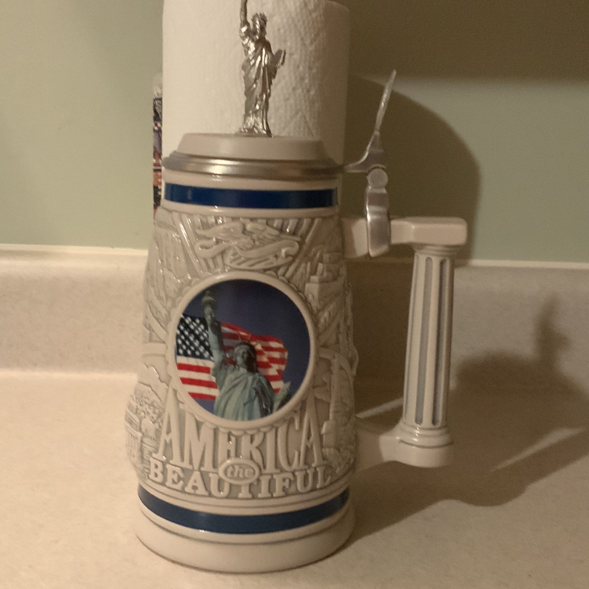 Avon Statue Of Liberty Beer Stein