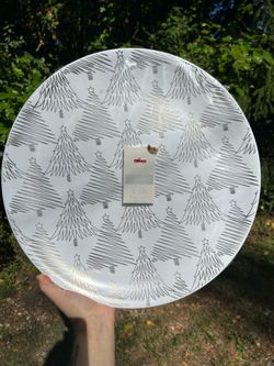 Set of 3 Christmas Tree Platters
