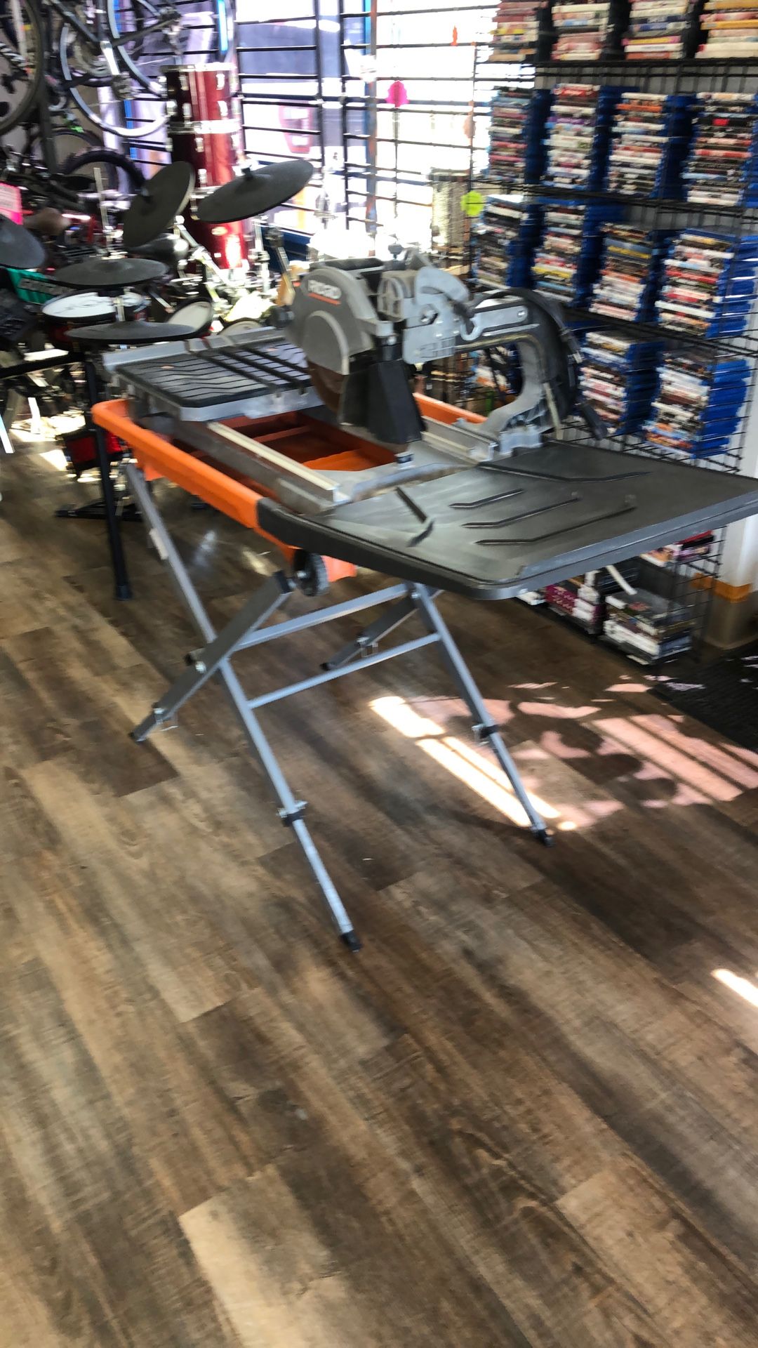96091 Ridgid R4040 12a 8” Corded Wet Tile Saw With Stand 575218
