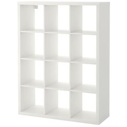 IKEA Kallax shelf unit, white, 44 1/8×57 7/8" Original $