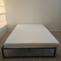 Memory Foam Mattress With Bed Frame (Queen)