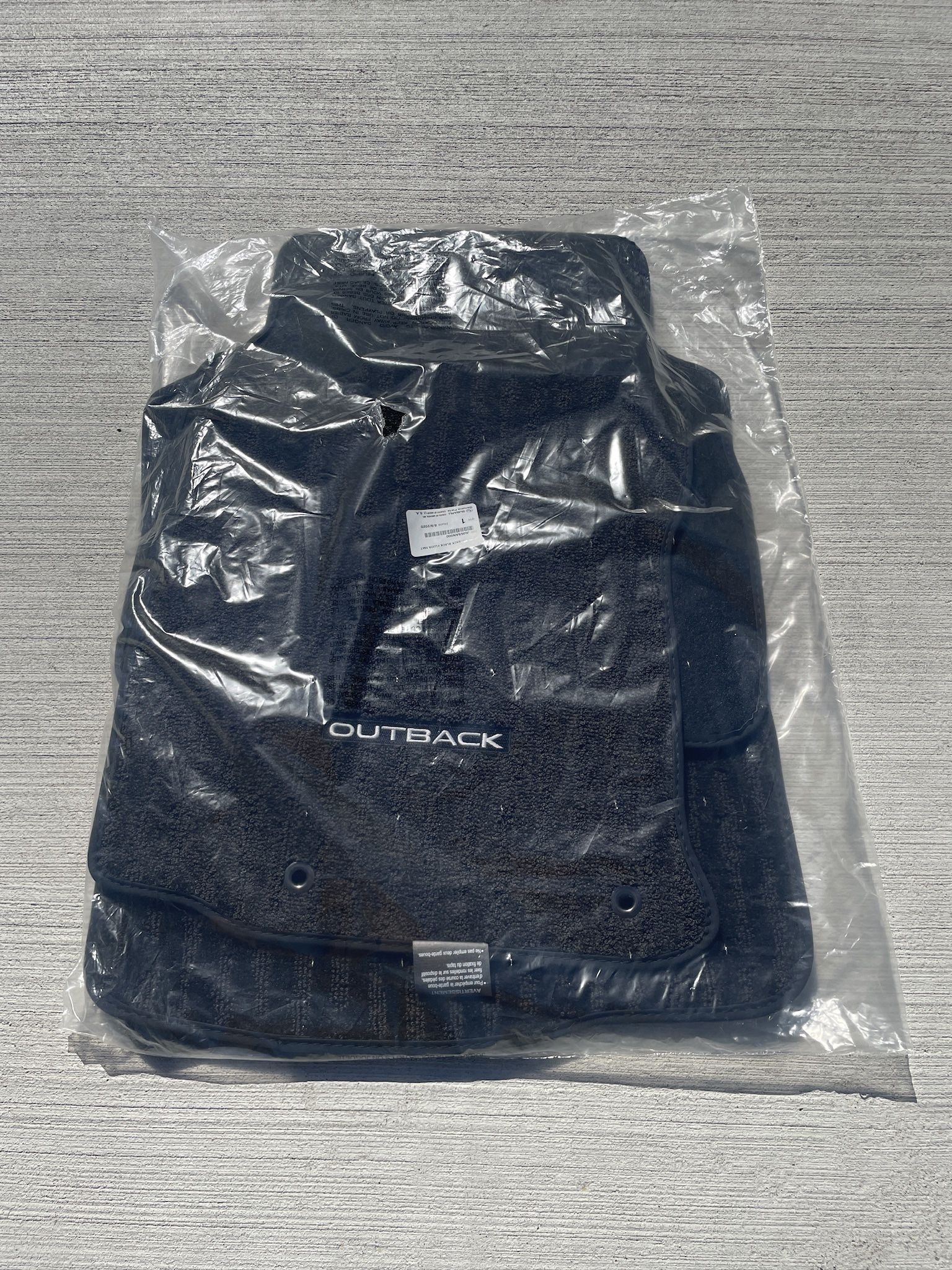 SUBARU Carpeted Floor Mat Set 4-Piece Fits OUTBACK OEM Sealed J505SAL002