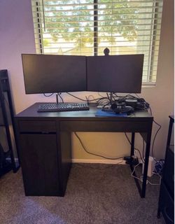 Home Office Computer Desk w/ Storage – MOVING SALE – $50