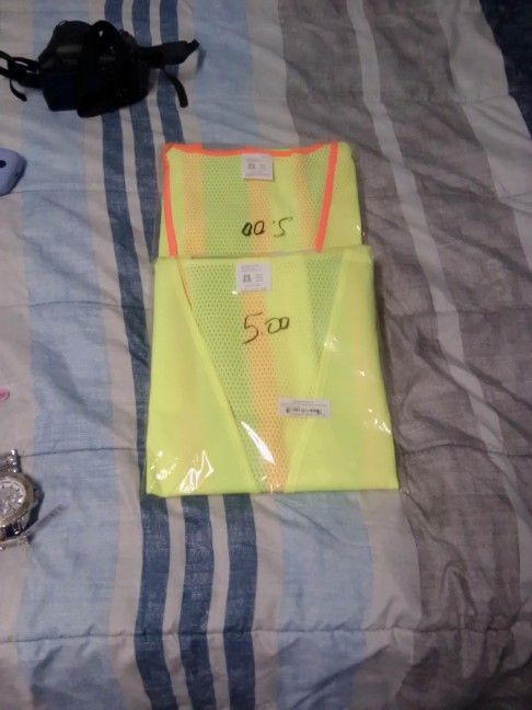 Safety Vest High Visual Large $5 Each