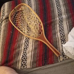 Vintage Wooden Fishing Net