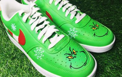 Custom Grinchmas Nike Sneakers 🎄💚 | Hand-Painted