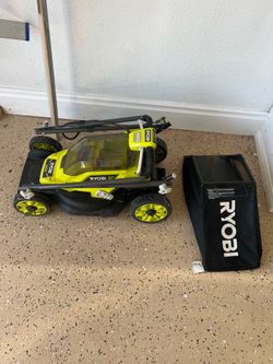Ryobi 13” 18V Push Lawnmower