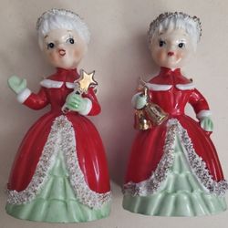 Napco Vintage Christmas Carolers ×2