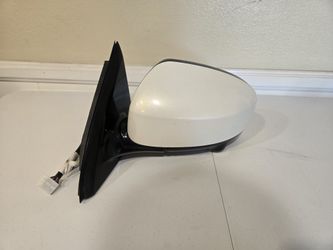 2013-2015 INFINITI JX35 QX60 DRIVER SIDE MIRROR HEATED W/CAMERA WHITE OEM