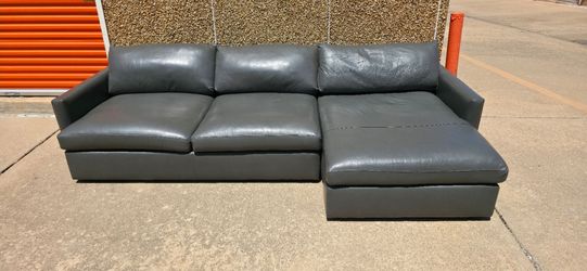 Crate and Barrel sectional